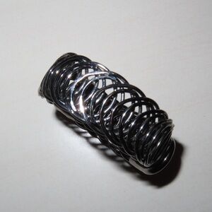 Silver Coil Bracelet